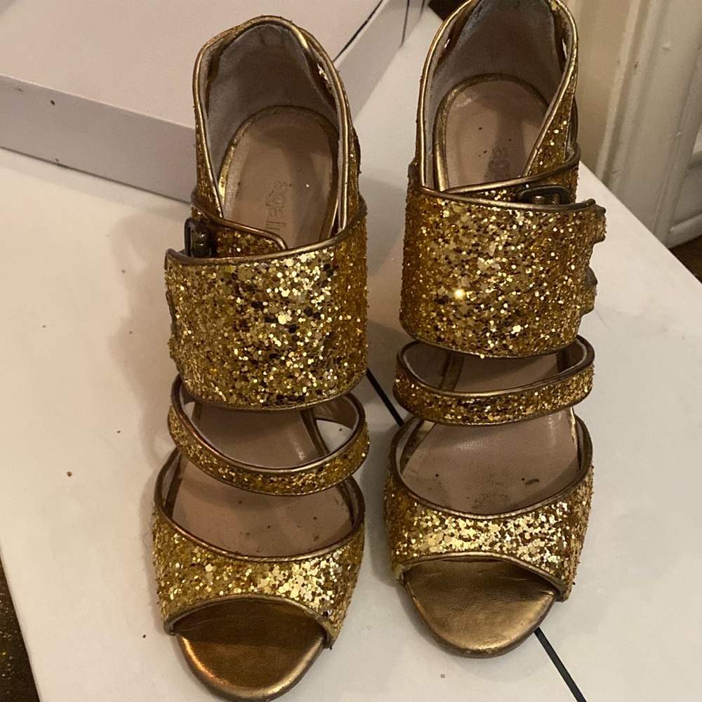 Glitter heels